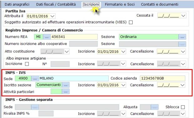 Redditi PF 2019: Contributi IVS Quadro RR - INTEGRATO GB