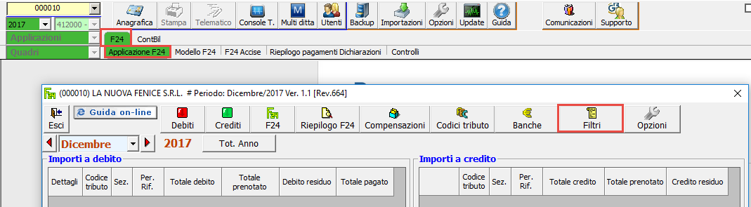 Applicazione F24