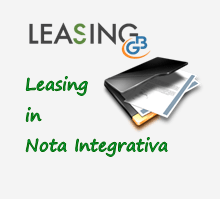 Leasing GB in Excel: tutte le informazioni per la Nota Integrativa