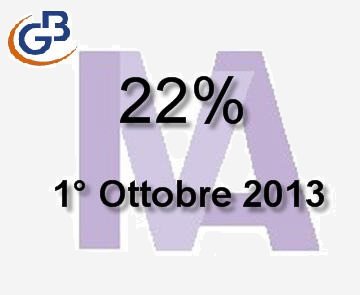 IVA 22%: dal 1° Ottobre l’aumento!