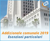 Addizionale comunale 2019: esenzioni particolari