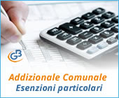 Addizionale Comunale 2018: esenzioni particolari