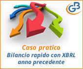 Caso pratico: Bilancio rapido con XBRL anno precedente