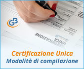 Certificazione Unica 2019: modalità di compilazione