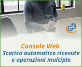 Console Web 2019: scarico automatico ricevute e operazioni multiple