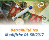 Detraibilità Iva - Modifiche DL 50/2017