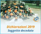 Dichiarazioni 2019: presentazione redditi del soggetto deceduto