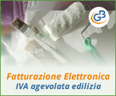 Fatturazione Elettronica: IVA agevolata edilizia