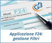 Applicazione F24 2017: gestione Filtri