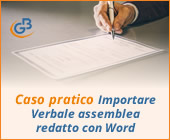 Caso pratico: Importare Verbale assemblea redatto con Word / Open Office