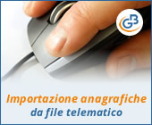 Importazione anagrafiche da file telematico