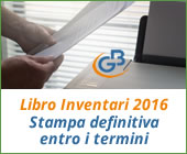 Libro Inventari 2016: stampa definitiva entro i termini