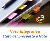 Nota Integrativa 2018: Stato del prospetto e Note