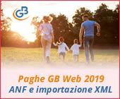 Paghe 2019: gestione ANF e importazione file XML