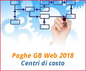 Paghe GB Web 2018: Centri di costo