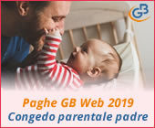 Paghe GB Web 2018: Congedo parentale obbligatorio del padre