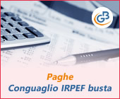 Paghe GB Web 2019: conguaglio IRPEF in busta paga