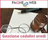 Paghe GB Web - Gestione cedolini Eredi