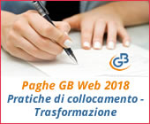 Paghe GB Web 2018: Pratiche di collocamento – Trasformazione