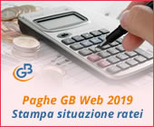 Paghe GB Web 2019: Stampa situazione ratei