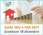Saldo IMU e TASI 2017: scadenza al 18 dicembre