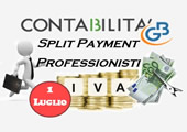 Da domani Split Payment anche per i professionisti