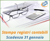 Stampa dei registri contabili: scadenza 31 gennaio