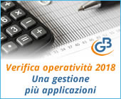 Verifica operatività 2018: una gestione, più applicazioni