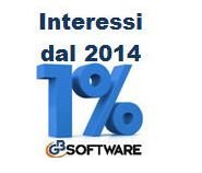 Dal 2014 calo degli interessi legali dal 2,5% all’1%