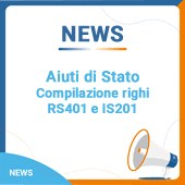 Aiuti di Stato: compilazione righi RS401 e IS201