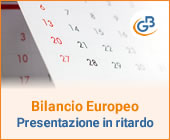 Bilancio Europeo: presentazione in ritardo e sanzioni per il 2020