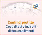 Centri di profitto: costi diretti e indiretti di due stabilimenti