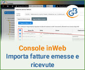 Console inWeb: Importa fatture emesse e ricevute in altri software