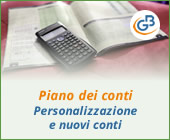 Piano dei conti: personalizzazione e nuovi conti