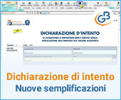 Dichiarazione di intento: nuove semplificazioni