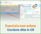 Esercizio non solare: gestione delle ditte in GB