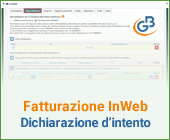 Fatturazione InWeb: dichiarazione d’intento