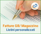 Fatture GB/Magazzino: Utilizzo ed abbinamento dei listini personalizzati
