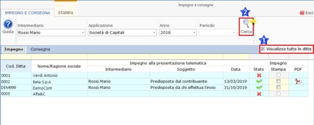 Gestione Impegno e Consegna 2019: produzione e stampa-impegno e stampa