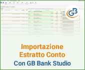 Importazione Estratto Conto con GB Bank Studio