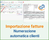 Importazione fatture elettroniche: numerazione automatica clienti e fornitori