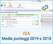 ISA: media dei punteggi 2019 e 2018