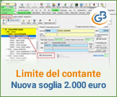 Limite del contante: dal 1° luglio nuova soglia a 2.000 euro