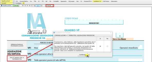 Lipe 4° periodo 2019 con la Dichiarazione Iva 2020 - Quadro VP