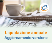 Liquidazione annuale: aggiornamento versione