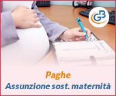 Paghe GB Web 2019: assunzione per sostituzione maternità