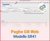 Paghe GB Web: Caso pratico – Modello SR41