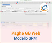 Paghe GB Web: Caso pratico – Modello SR41