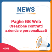 Paghe GB Web: Creazione contratti azienda e personalizzati