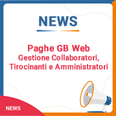 Paghe GB Web: gestione Collaboratori, Tirocinanti e Amministratori